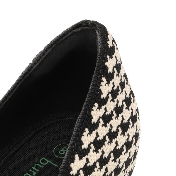 Comfortable Dressy Bow Pumps - CHIDORI GRID - 5